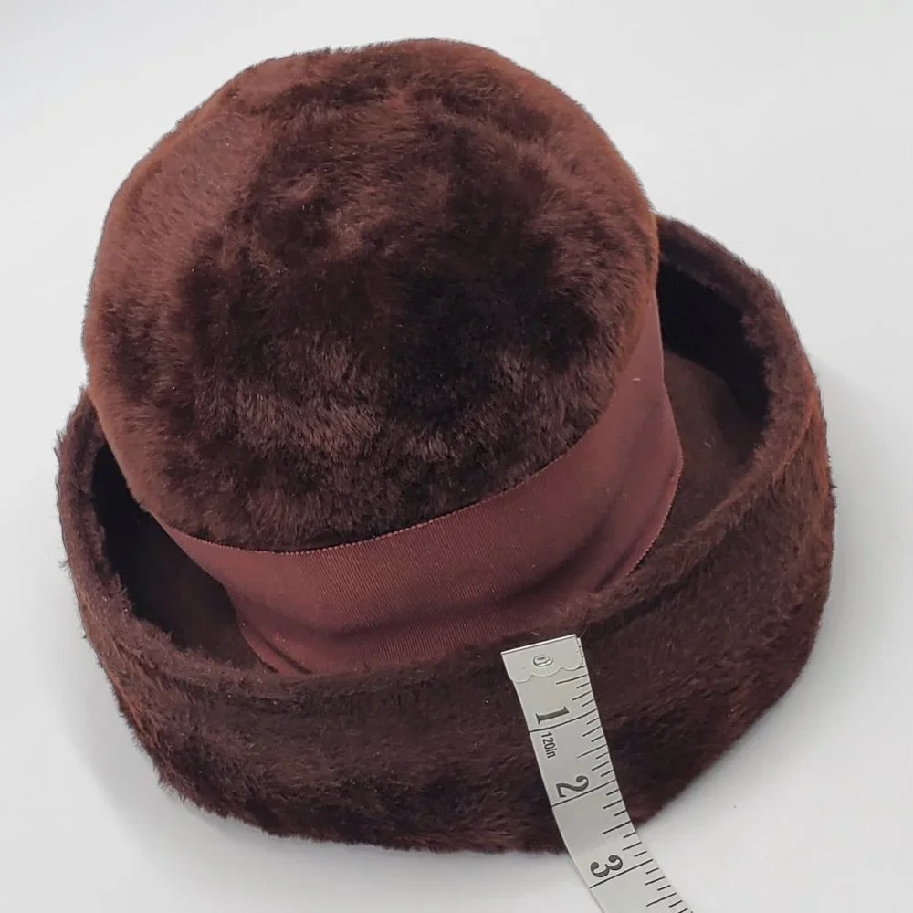 Amy New York Faux Fur & Wool Cloche